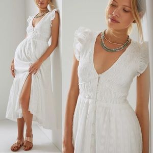 By Anthropologie The Peregrine Midi Dress